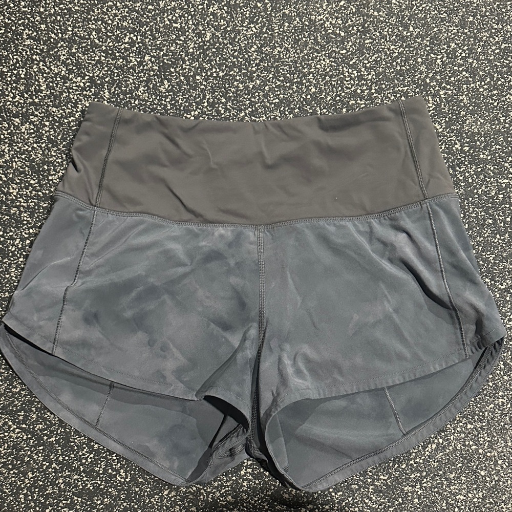Lululemon Athletica Charcoal Gray Athletic Shorts